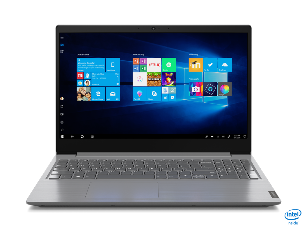 Laptop Lenovo V15-IIL/ Intel Core i3-1005G1 (2C / 4T, 1.2 / 3.4GHz, 4MB)/ 4G/ 256G SSD/ 15.6 FHD/ WL+BT/ Xám