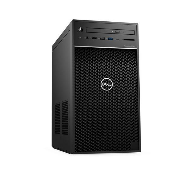 Dell Precision Tower 3640/ Xeon W-1250P-4.1G/ 2x4G/ 1T/ DVDRW/ 2Vr/ Ubuntu/ Black - 70231767