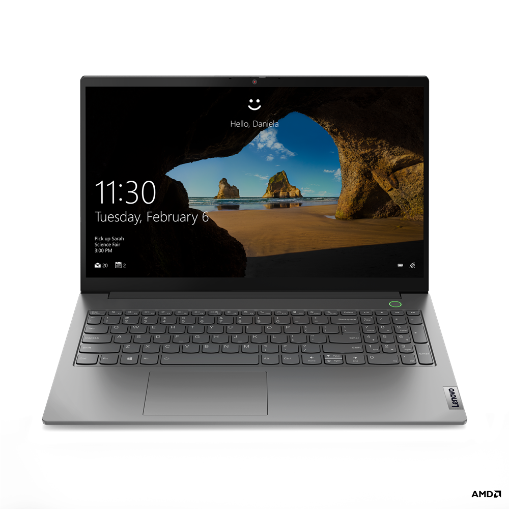 Laptop Lenovo ThinkBook 15 G3 ALC/ AMD Ryzen 3 5300U/ 4GB/ 512 SSD/ 15.6” FHD/ FP/ Windows 10/ Grey - 21A40044VN