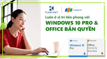 Giải pháp Windows 10 Pro và Office bản quyền
